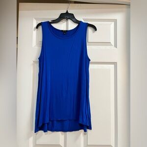 ROYAL BLUE SLEEVELESS TANK TUNIC